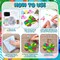 36 Sets Summer Suncatcher Craft Kit Hawaii Aloha Suncatcher Ornament Decor DIY Tropical Window Paint Art Kit Paint Your Own Hawaii Window Art for Classroom Home Summer Birthday Craft Party